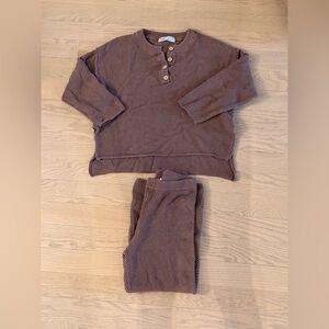 Free People Hailee Set in Brown